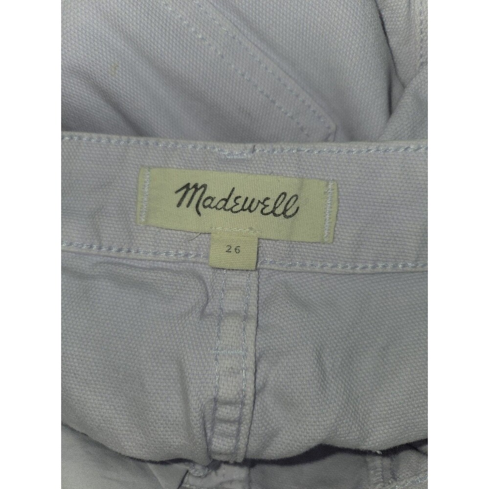 Madewell Womens Emmett Crop Wide Leg Denim Pants Lilac Purple Size 26 - Picture 3 of 4